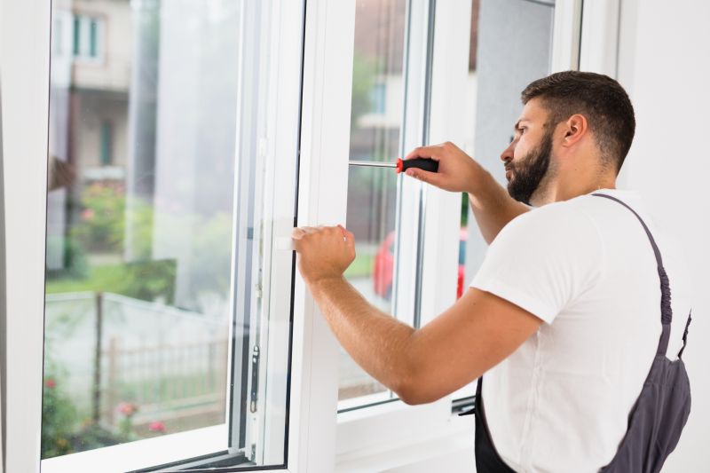 Customer consultation with a window repair expert